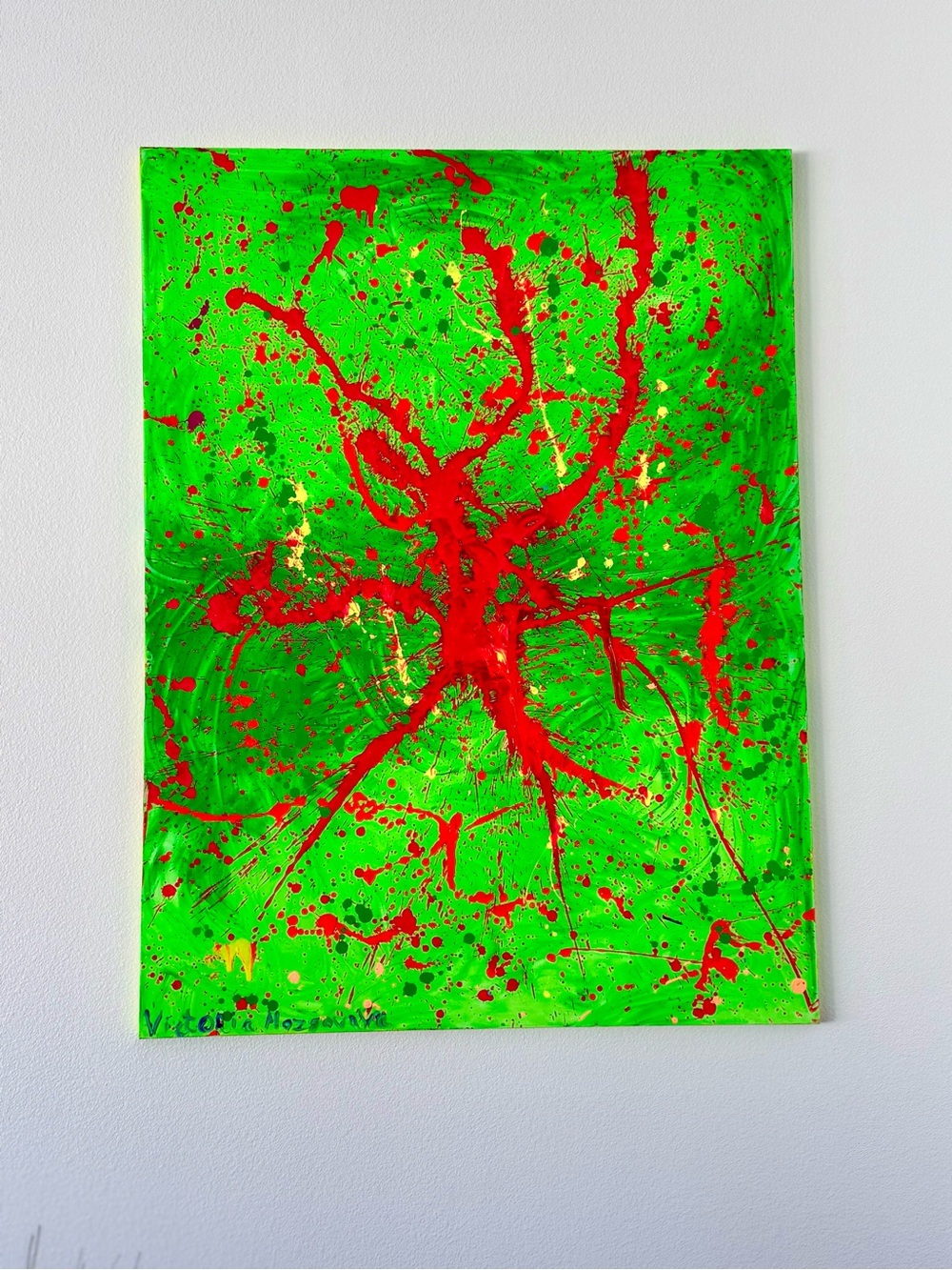 Abstract Splatter Wall Art